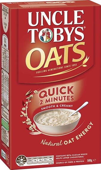 IGA Uncle Tobys Traditional or Quick Oats 500g offer