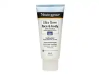 Terry White Neutrogena Ultra Sheer Face Sunscreen Lotion SPF50+ - 88ml offer