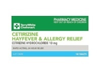 Terry White TerryWhite Chemmart Cetirizine Hay Fever & Allergy Relief 10mg 100 tablets offer