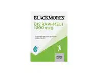 Blackmores B12 Rapi-Melt 1000mcg 60 Tablets