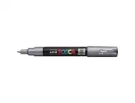 Officeworks Uni POSCA PC 1M Paint Marker Silver offer