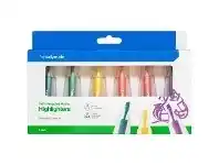 Officeworks Studymate Greener Choice Highlighters 6 Pack Pastel offer