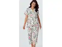 Sash & Rose Rose Woven Viscose Sleep Set