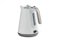Harris Scarfe Morphy Richards Aspect Black Chrome Kettle Luxe White offer