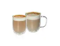 Harris Scarfe Pyrex Double Wall 2pc Coffee/ Tea Mugs or Cups offer