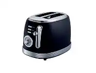 Harris Scarfe Smith+Nobel 2 Slice Retro Toaster Black offer