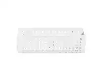 Officeworks J.Burrows Single Pocket Magnetic Organiser 200 x 78mm White offer