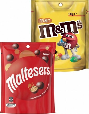IGA Maltesers, Pods or M&M's Bite Size Pack 120-180g Selected Varieties offer