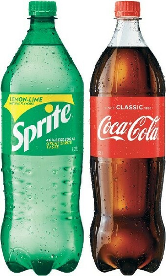 IGA Coca-Cola, Sprite or Fanta 1.25 Litre Selected Varieties offer