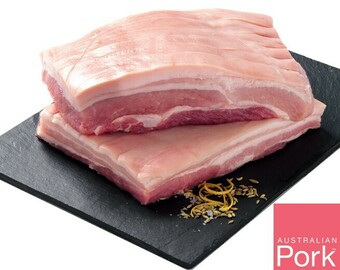 IGA Australian Pork Belly Portions offer