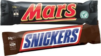 IGA Mars, Nestlé Medium Bar, Smarties or M&M's 35-56g Selected Varieties offer
