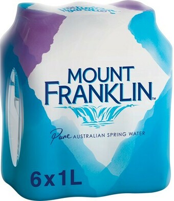 IGA Mount Franklin Spring Water 6x1 Litre offer