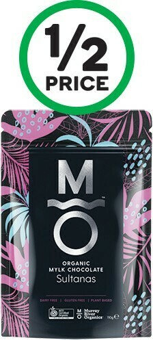 Woolworths Murray River Organics Choc Varieties 110g offer