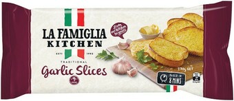 La Famiglia Garlic or Herb Bread Slices 270g – From the Fridge