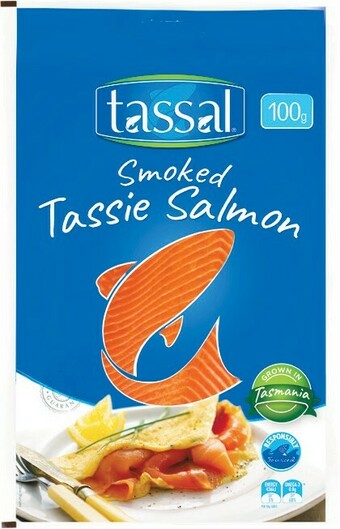 Tassal Pure Tasmanian Salmon Smoked Sliced 100g