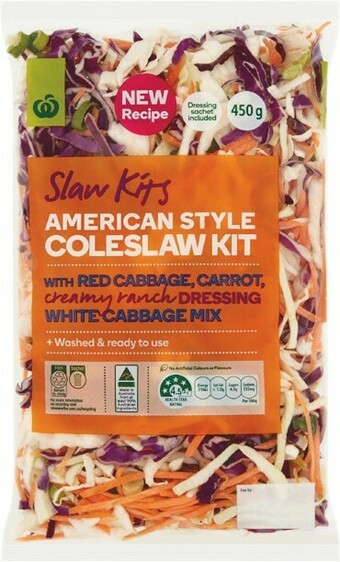 Woolworths Woolworths American Style Slaw Kit 450g offer