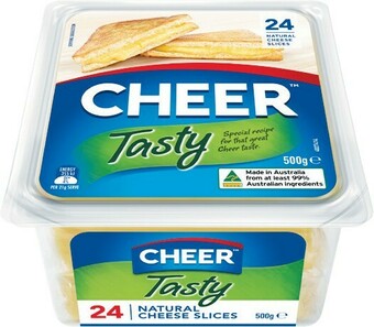 Woolworths Cheer Cheese Slices 500g offer