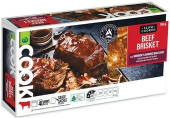 Woolworths Woolworths COOK Slow Cooked Beef Brisket 700g – From the Meat Dept offer