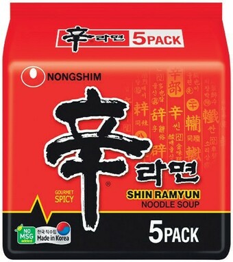 Woolworths Nongshim Shin Ramyun 600g Pk 5 offer