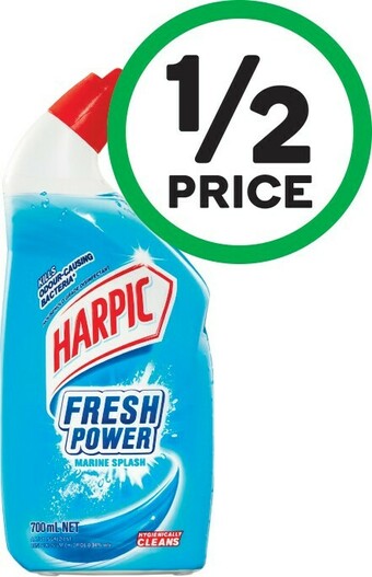 Woolworths Harpic Fresh Power Toilet Cleaner Pk 1 or Toilet Cleaning Liquid 700ml offer