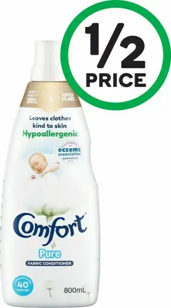 Woolworths Comfort Fabric Softener 800ml offer