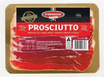 D’Orsonga Prosciutto 100g – From the Fridge