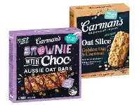 Woolworths Carman’s Aussie Oat Bars or Oat Slices 175-180g Pk 5-6 offer