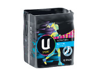 Woolworths U by Kotex Sport Ultrathin Pads Pk 10-12 offer