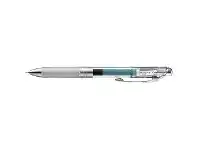 Officeworks Pentel EnerGel Infree BLN75TL Gel Pen 0.5mm Turquoise offer