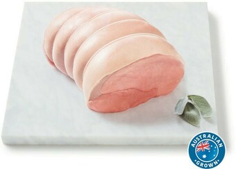 Coles Coles Australian Free Range Pork Leg Roast Boneless offer