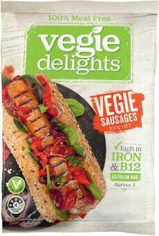 Coles Vegie Delights Soy Sausages 300g offer