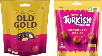 Coles Cadbury or Europe Bitesize 110g-135g offer