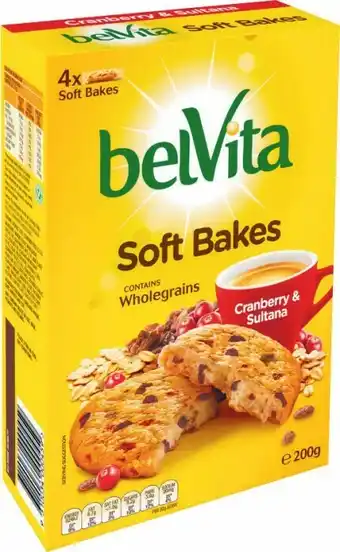 Coles Belvita Soft Bake Biscuits 120g-200g offer