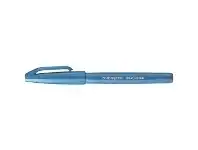 Officeworks Pentel SES15C Sign Brush Pen Sky Blue offer