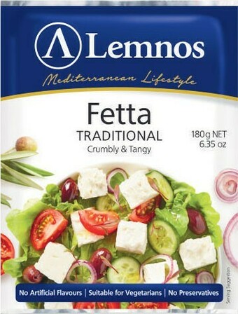 Coles Lemnos Full Cream Fetta 180g offer