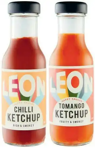 Coles Leon Ketchup 270g-275g offer