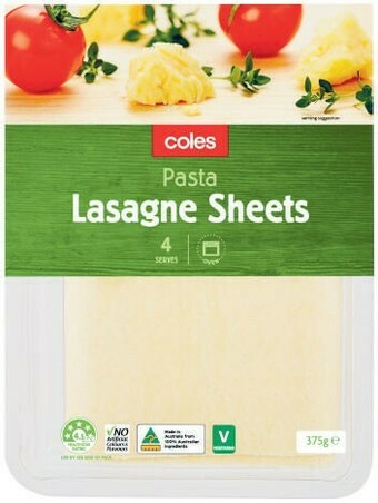 Coles Coles Lasagne Sheets 375g offer