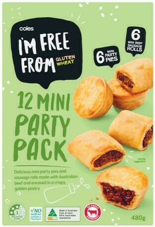 Coles Coles I’m Free From Party Pack 480g offer