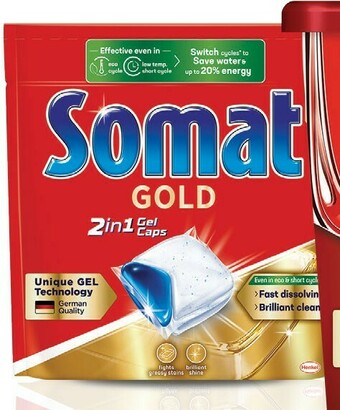 Somat Gold Dishwashing Tablets 25 Pack