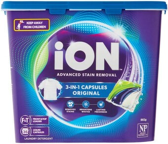 Coles iON Laundry Capsules 36 Pack offer