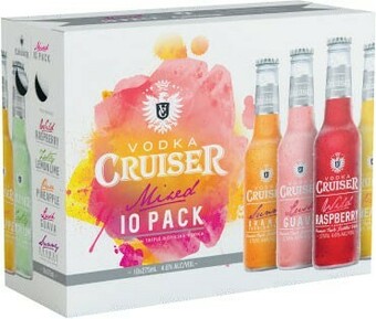 Coles Vodka Cruiser Mixed 10x275mL offer