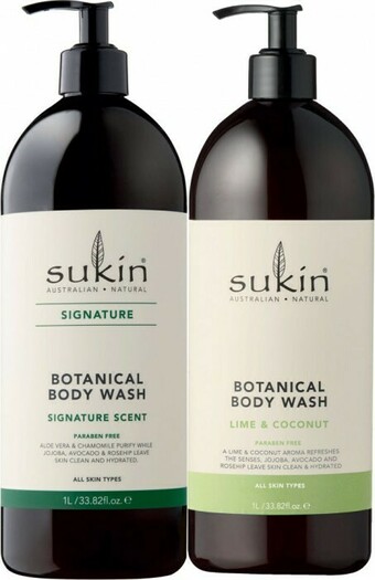 Coles Sukin Botanical Body Wash Pump 1 Litre offer