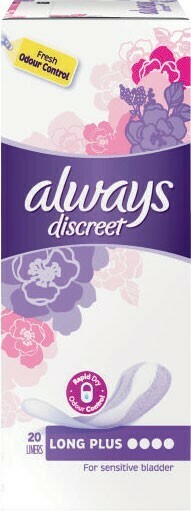 Coles Always Discreet Long Plus Liners For Bladder Leaks 20 Pack offer