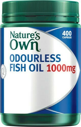 Coles Nature’s Own Odourless Fish Oil 1000mg Capsules 400 Pack* offer
