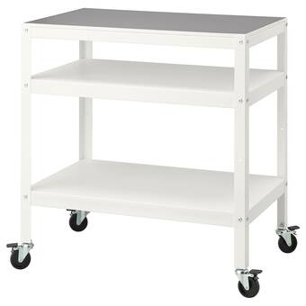 IKEA Bror trolley, white, 85x55 cm offer