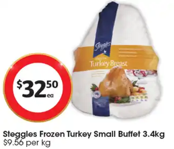 Steggles Frozen Turkey Small Buffet 3.4kg