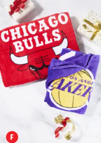 NBA Coral Fleece Throw