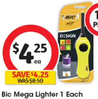 Coles Bic Mega Lighter 1 Each offer