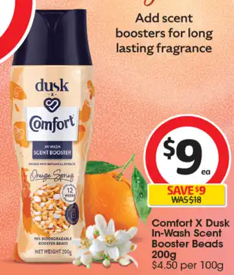 Coles Comfort X Dusk In-Wash Scent Booster Beads 200g offer