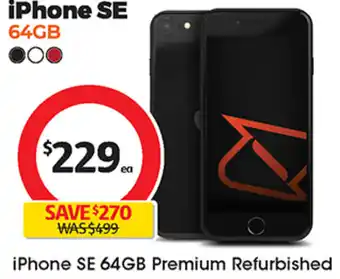 Coles iPhone SE 64GB offer